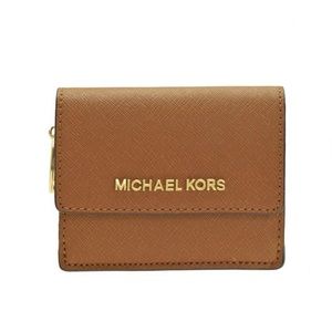 NWOT Michael Kors Brown Keychain Wallet